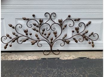 Metal Botanical Wall Piece