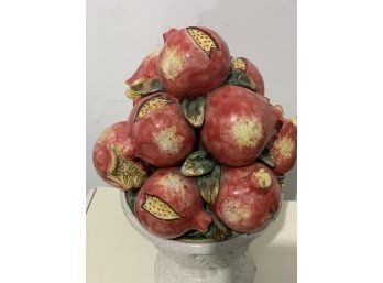 Ceramic Pomegranate  Centerpiece