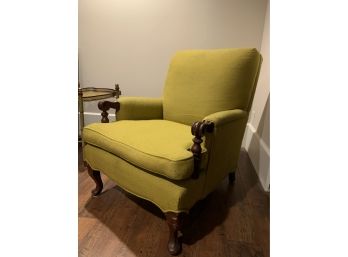 Mustard Gold Upholstered Vintage Chair