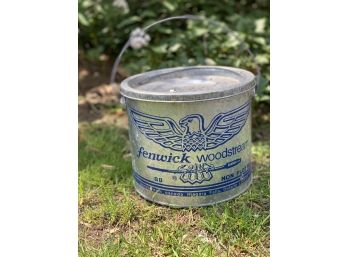 Fenwick Woodstream  Minnow Bucket With Removable Metal Liner