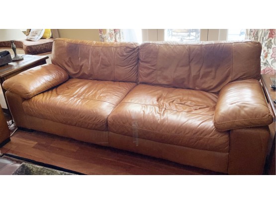 Leather Sofa 15-inch Seat Height