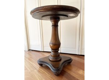Round Pedestal Side Table Made In Phillipines