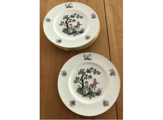 Eight  Royal Worcester Plates