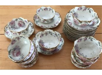 Haviland Limoges Large Lot Of Cups And Saucers