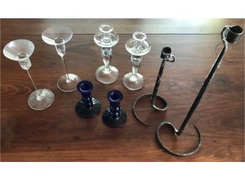 Eight Pairs Of Candlesticks