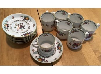 Spode China Cups And Saucers