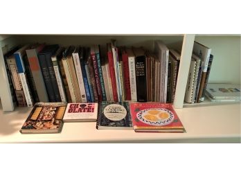 One Shelf Of Cookbooks