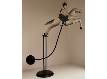 Folky Horse And Rider Balance