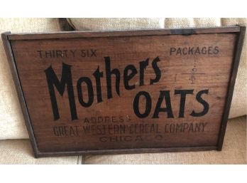 Mothers Oats Sign