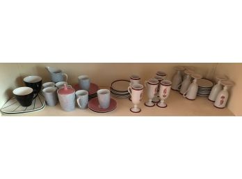 Polish Tea Set And Set Of 12 Cups & Saucers