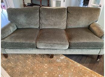 Edward Ferrell Green Velvet Couch
