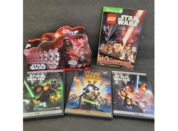 Star Wars Puzzle, Book And Dvd Lot