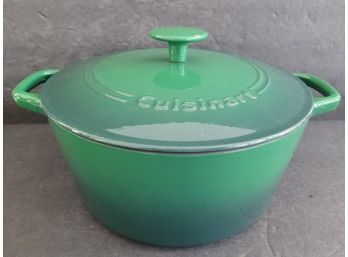 Cuisinart Chefs Classic Enameled Cast Iron 5 Qt Covered Casserole Pot With Lid C1650-25