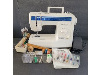 Simplicity Sewing Machine With Accessories And Vintage Better Homes And Garden Sewing Book