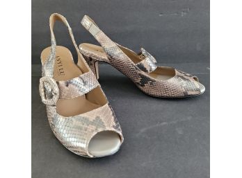 Vero Cuoio Snake Skin Ladies Shoes - Hand Made In Italy Size 40