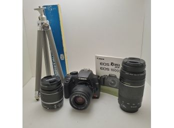Canon EOS Rebel XS 1000D Digital Camera Lot