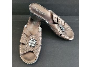 La Plume Ladies Slip On Shoes - Made In Italy Size 40