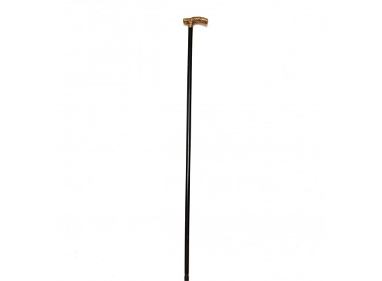 Vintage Cane With A Metal Holder