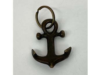 Rogues Gallery Brass Anchor Keychain