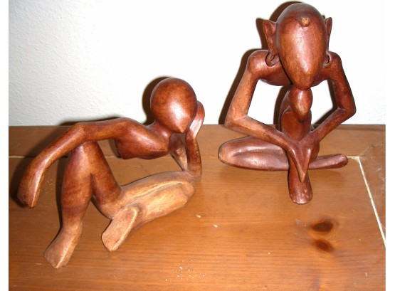 Two Wood Sculptures
