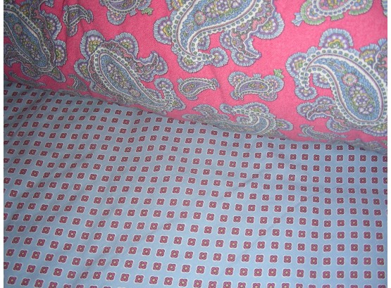 Ralph Lauren Full/queen Comforter And Sheet, Plus 4 Pillows