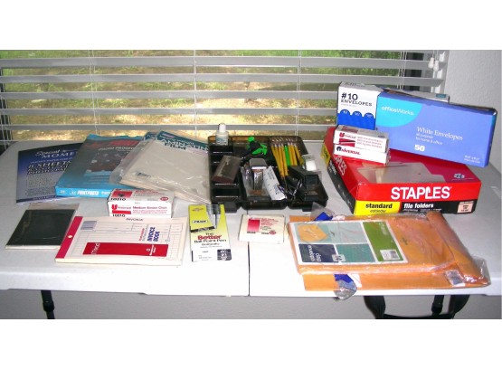 Office Supplies - Laminating Film, Envelopes, Staples And More