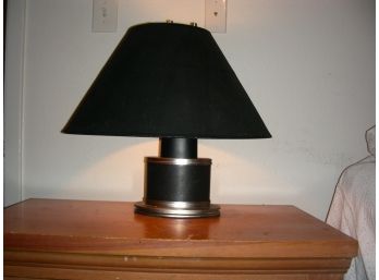 Table Lamp With Black Shade