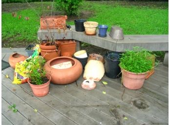Pots, Planters, Plants, Potting Soil