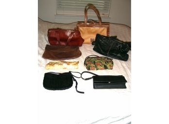 Lot Of 8 Purses, Including: Fossil, The Sak, Liz Claiborne And More