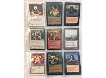 32 Magic The Gathering Cards In Sheets