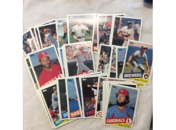 1985 Topps Baseball Jumbo Complete 60 Card Set