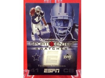 2005 Upper Deck Terence Newman Dallas Cowboys Jersey Card