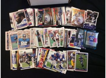 New York Giants Football Card Lot With Autographs