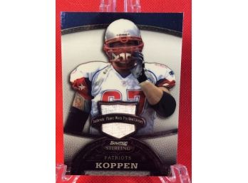 2008 Bowman Sterling Dan Koppen Jersey Card 031/389