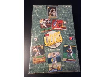 1992 Fleer Ultra Baseball Wax Box