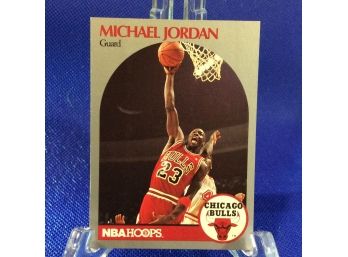 1990-91 NBA Hoops Michael Jordan Card #65