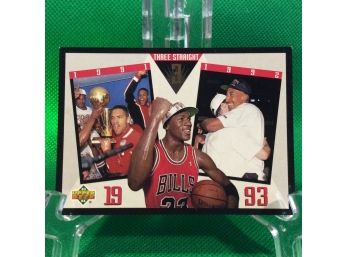 1993 Upper Deck 3rd Straight Chicago Bulls Michael Jordan #sP4