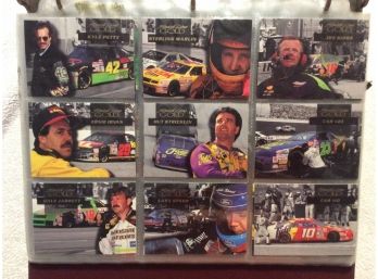 1994 Finish Line Racing Trading Cards In Sheets And Binder