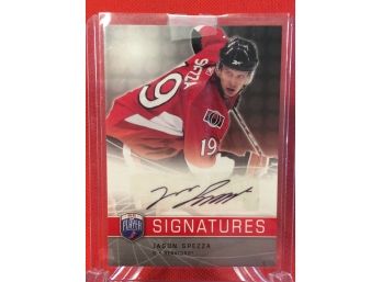 2009 Upper Deck Signatures Jason Spezza Autographed NHL Card