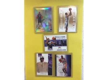 5 Assorted Numbered Basketball Cards