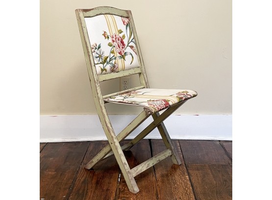 Custom Fabric Folding Chair