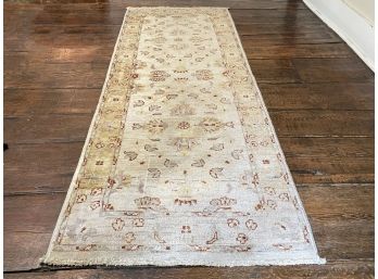 A Beautiful Wool Hand Knotted Runner