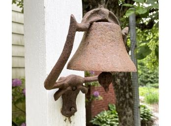 An Antique Cast Iron Bell