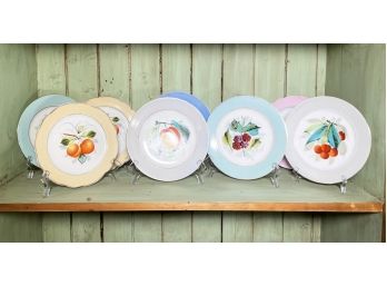 Assorted Hand Painted Limoges Plates