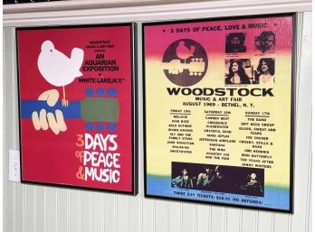 A Pair Of Vintage Music Festival Posters