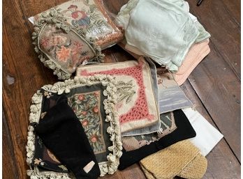 Needlepoint And Assorted Textiles