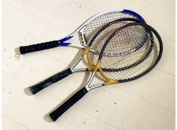 Tennis Racket Trio
