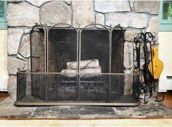 Fireplace Accessories - Screen, Fender, Tools, Grate