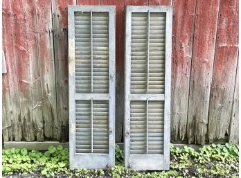 A Pair Of Vintage Shutters