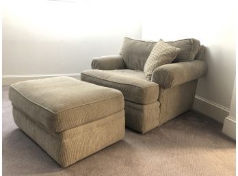 Super Comfy Chair And Ottoman - From Bloomingdales